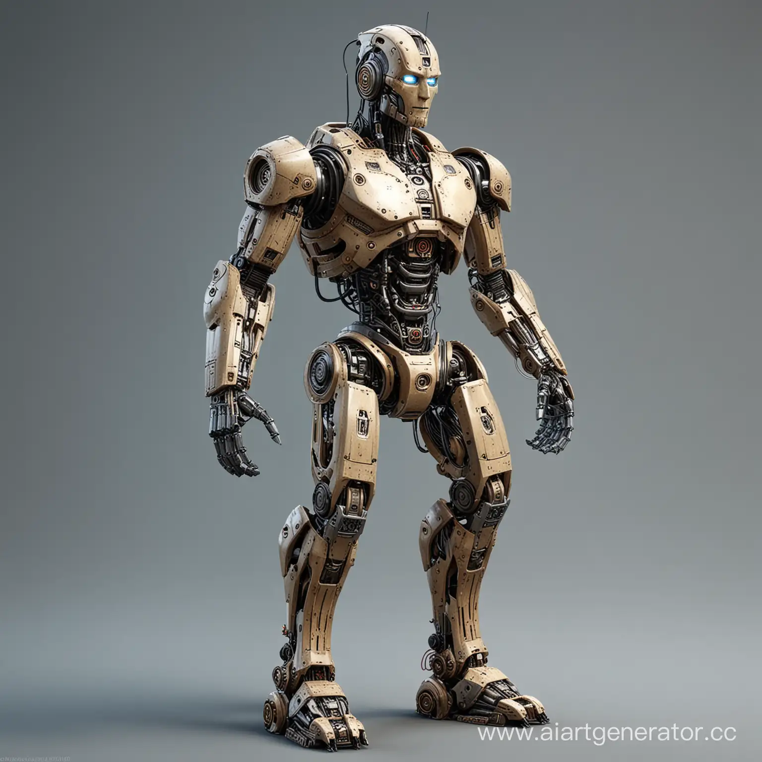Roman-Sharafutdinov-Robot-Futuristic-Android-with-Advanced-Technology