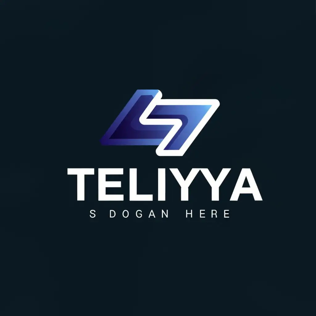 a logo design,with the text "Teliya", main symbol:Speed focus,Minimalistic,clear background