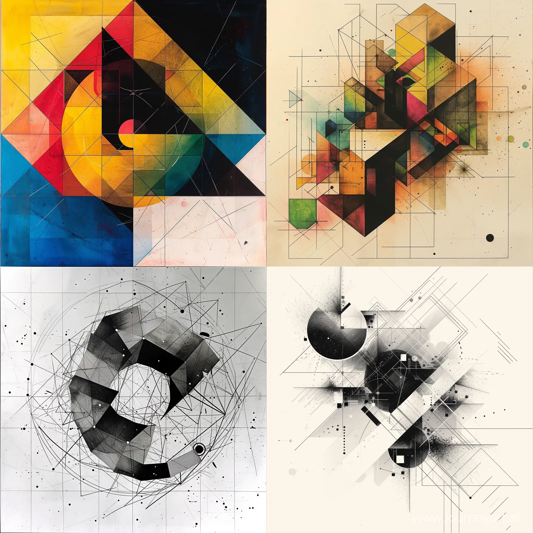 Precise-Euclidean-Geometry-Geometric-Abstract-Art