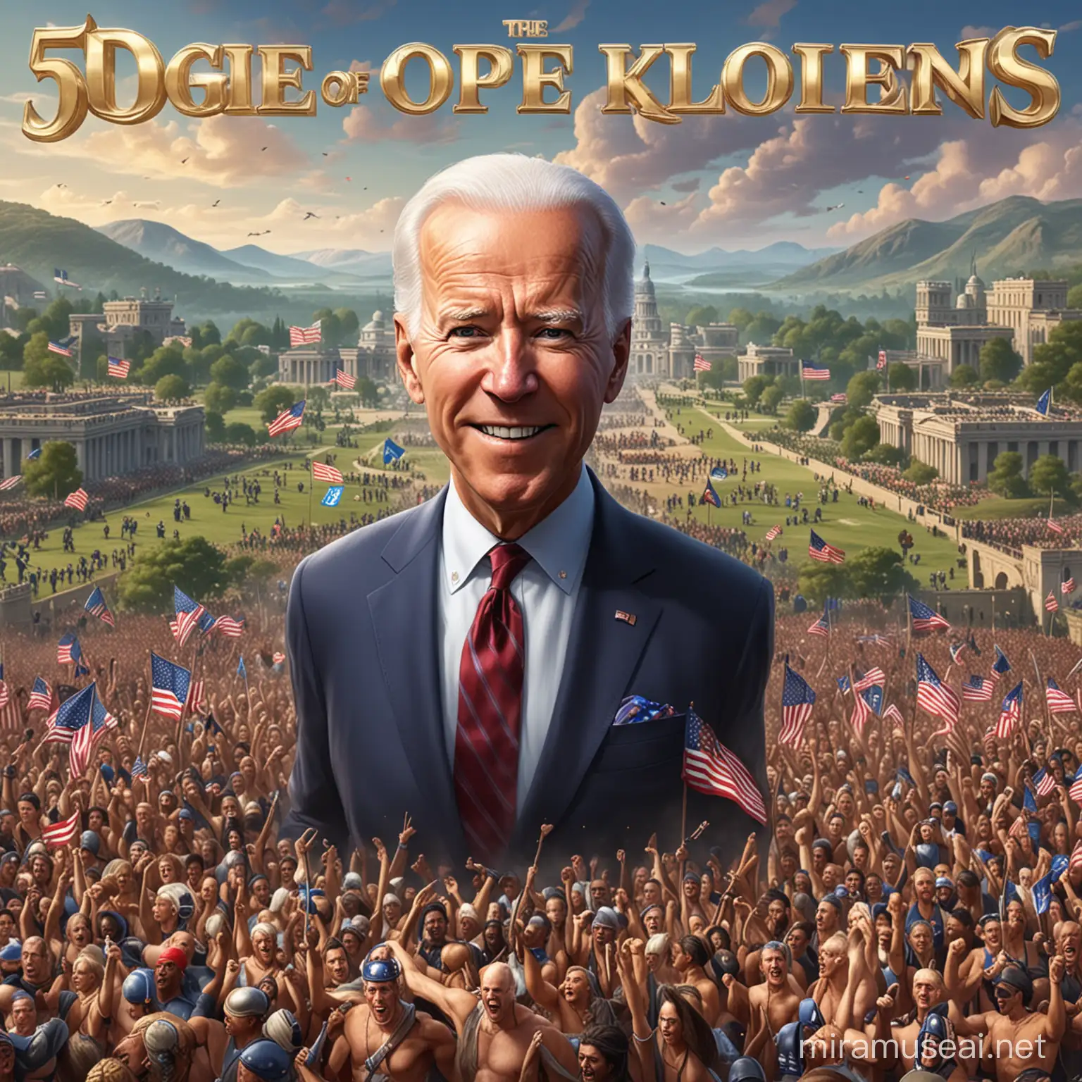 Joe Biden Leads with 50 Million Power in Rise of Kingdoms Strategy Game