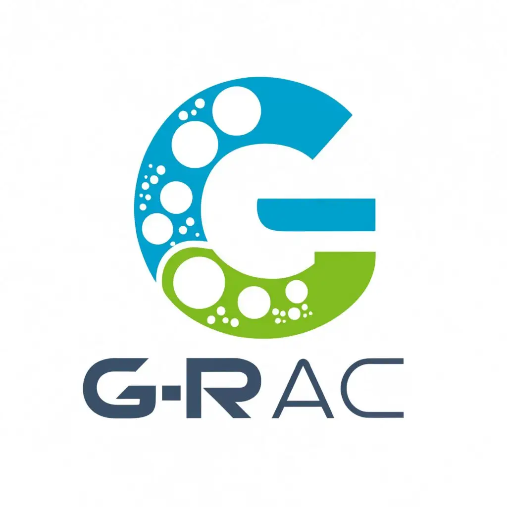 logo, The Letter G with language bubbles and th colour combination of green and blue, with the text "G-Race", typography, be used in Education industry