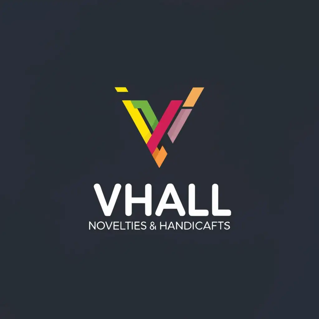 a logo design,with the text "Vihal Novelties & Handicrafts", main symbol:Vihal,Moderate,clear background