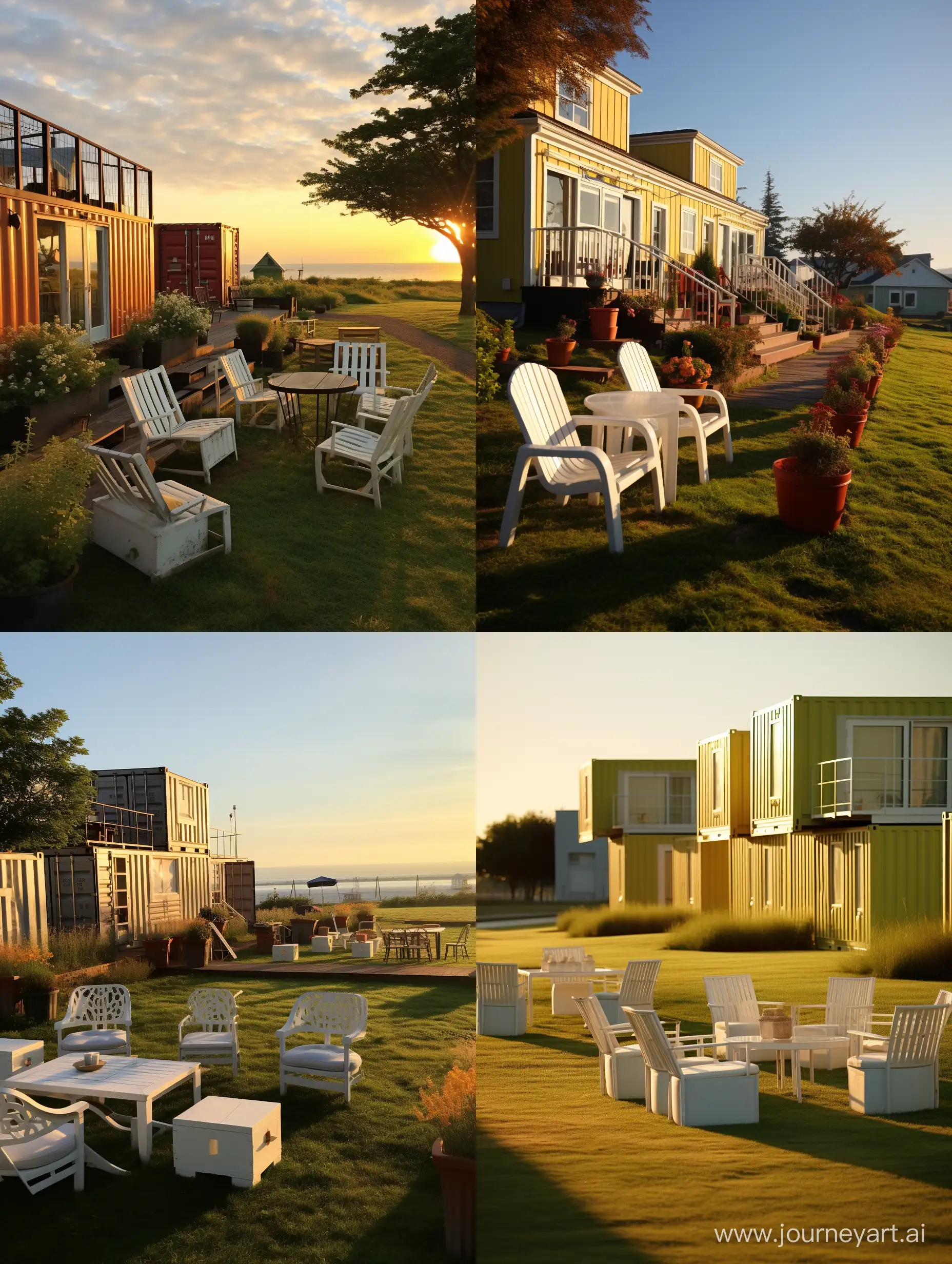 Sunlit-White-Container-Accommodations-with-Rooftop-Terrace