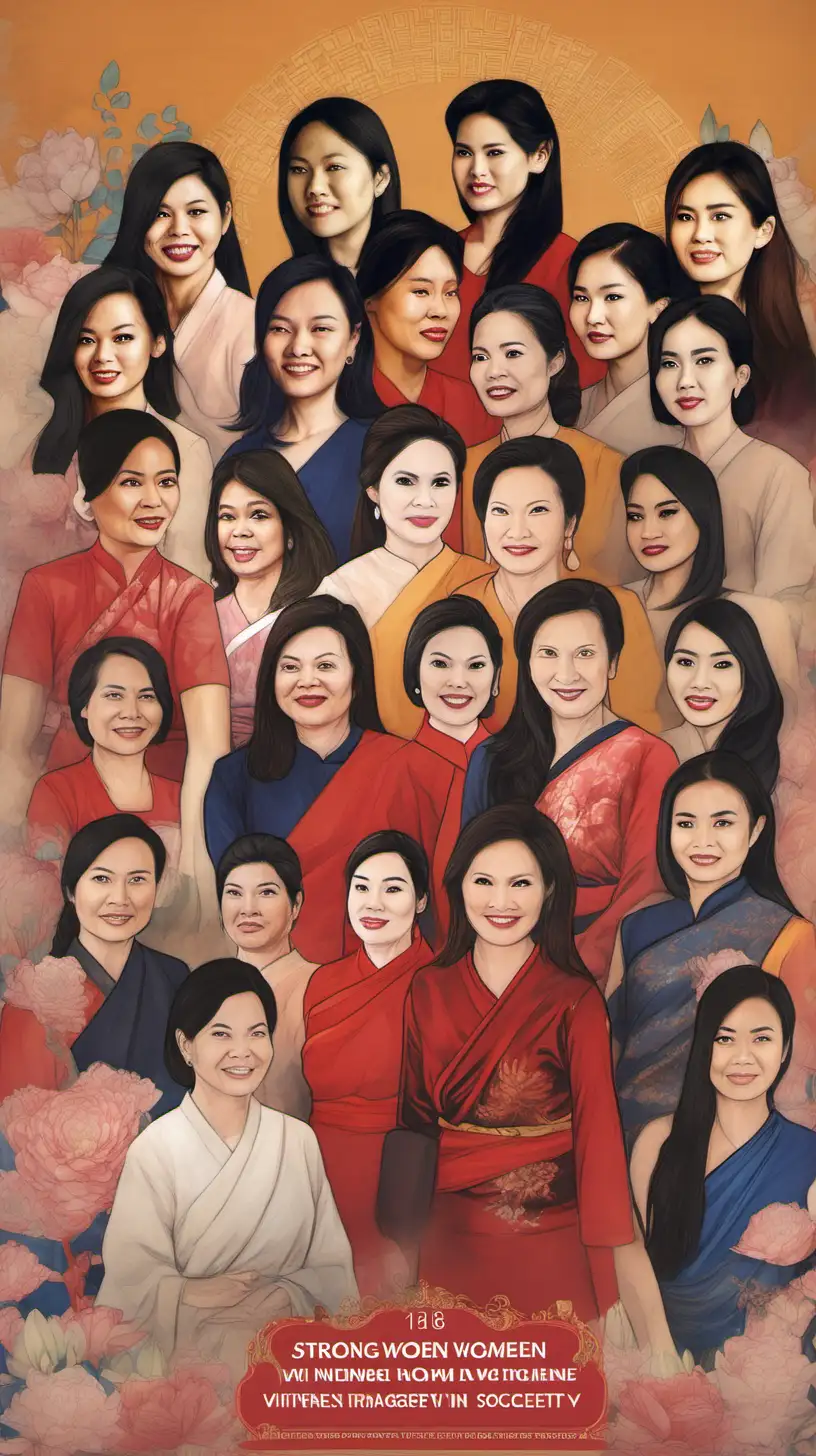 Strong women, stronger society, with 18 vietnamese women