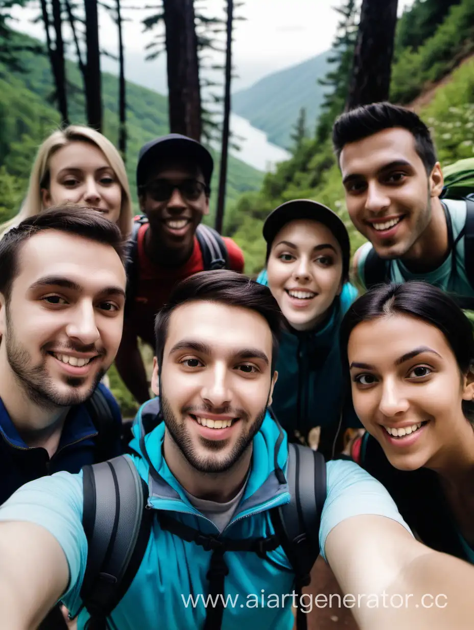 Friends-Enjoying-a-Scenic-Hike-Selfie