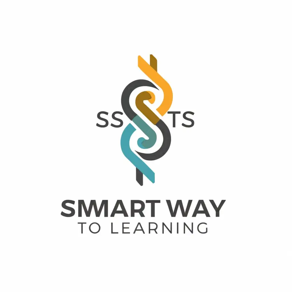 a logo design,with the text "smart way to learning", main symbol:S W T L,Moderate,clear background