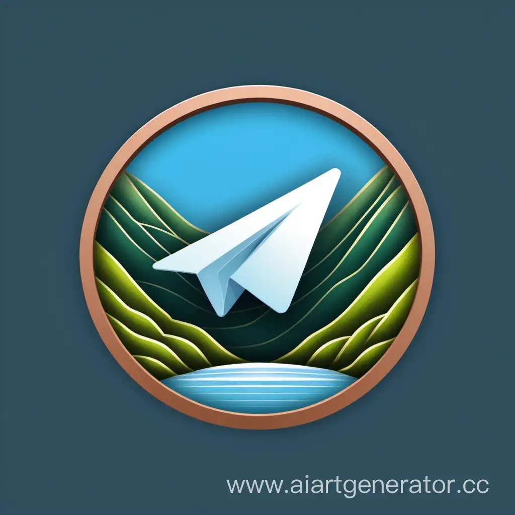 Exquisite-Landscape-Design-in-Telegram-Channel-Logo