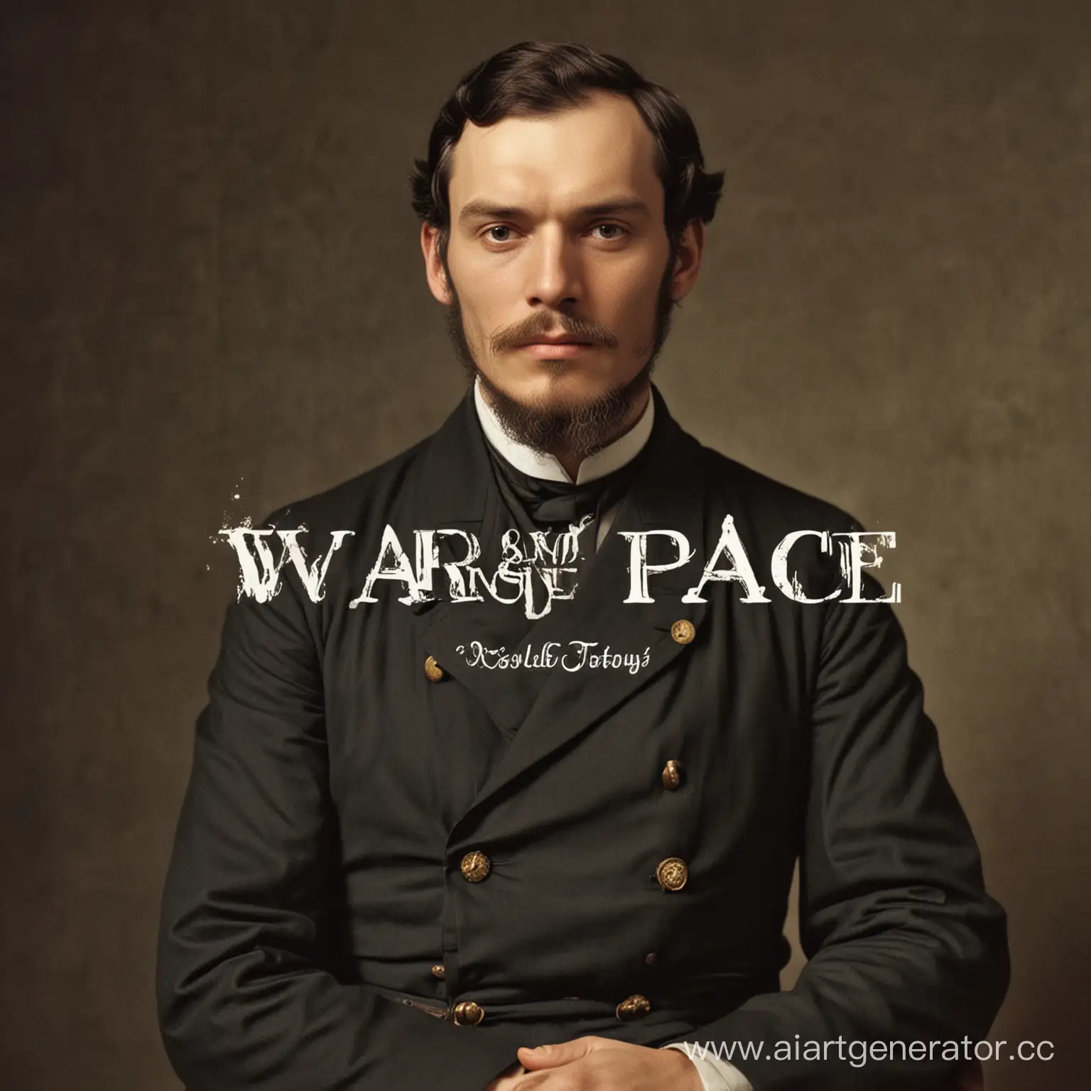 War-and-Peace-Novel-Cover-Art-Depicting-Historical-Battle-Scene