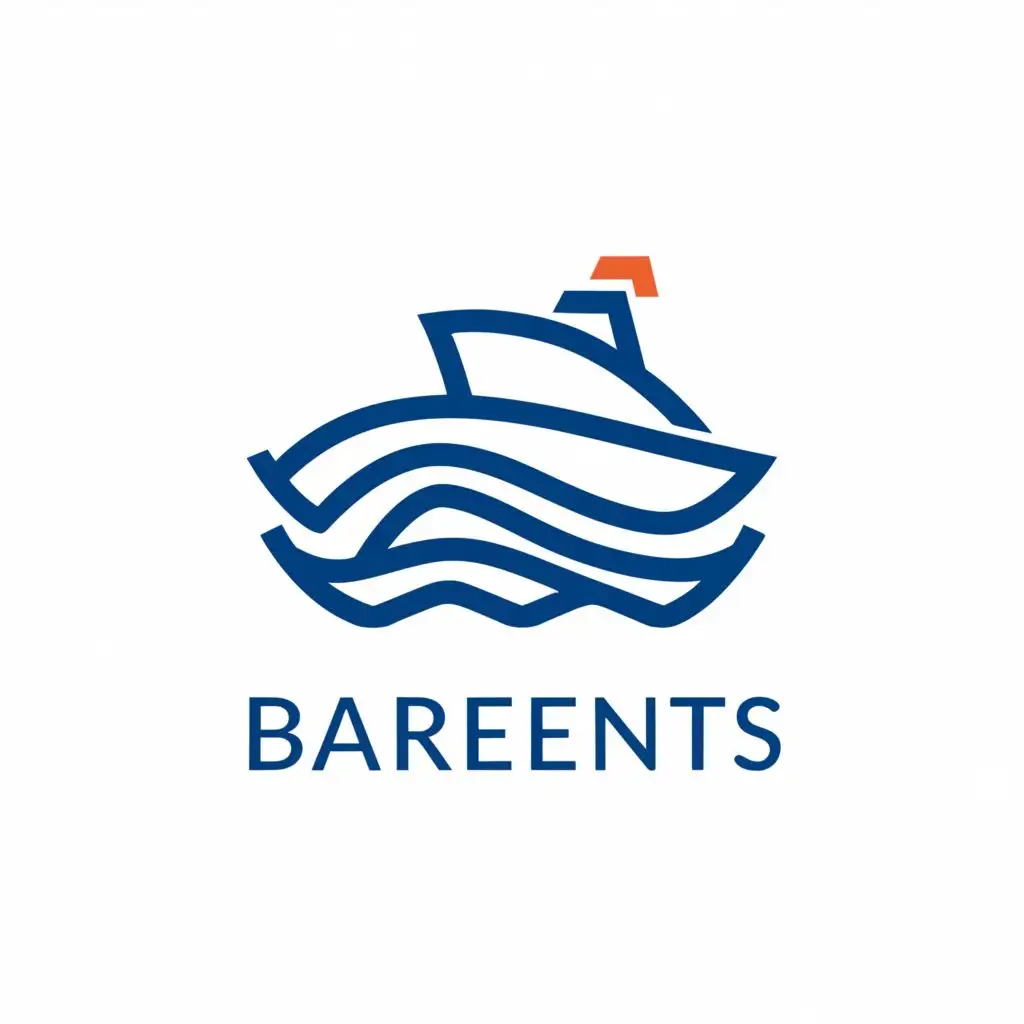 a logo design,with the text "Barents", main symbol:BArents sea logotype with the icebraker ship,Moderate,be used in Sports Fitness industry,clear background