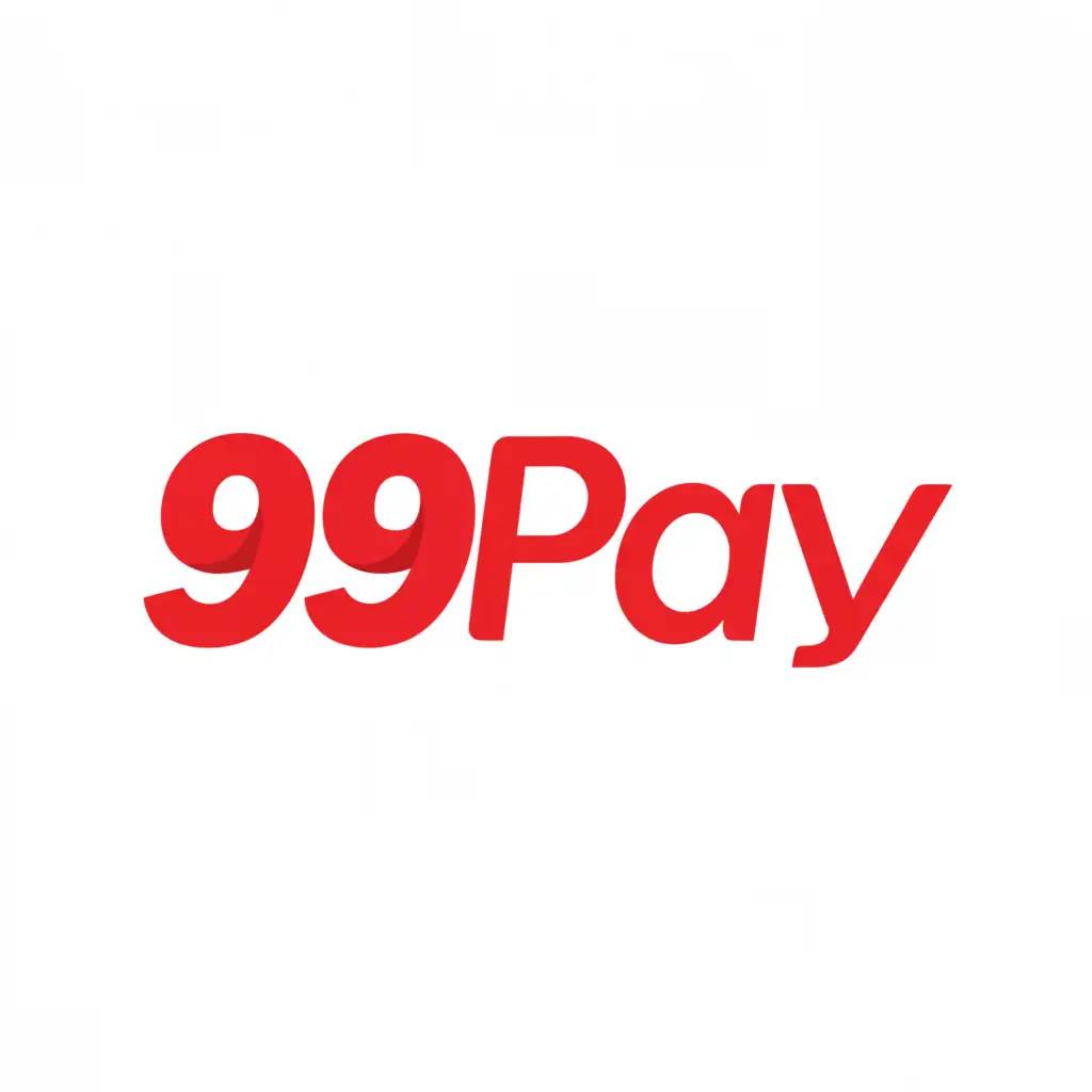 a logo design,with the text "99Pay", main symbol:no symbol. only text (red color),Moderate,be used in Finance industry,clear background