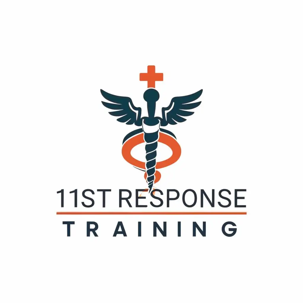 LOGO-Design-for-1st-Response-Training-Medic-Icon-with-Typography-for-the-Education-Industry