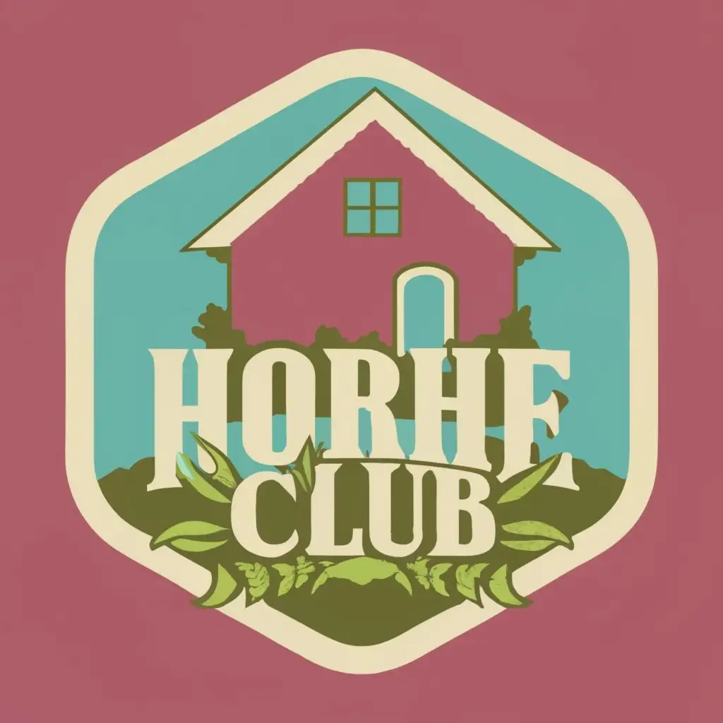 logo, Club , with the text "HORHE HILL", typography, be used in Home Family industry