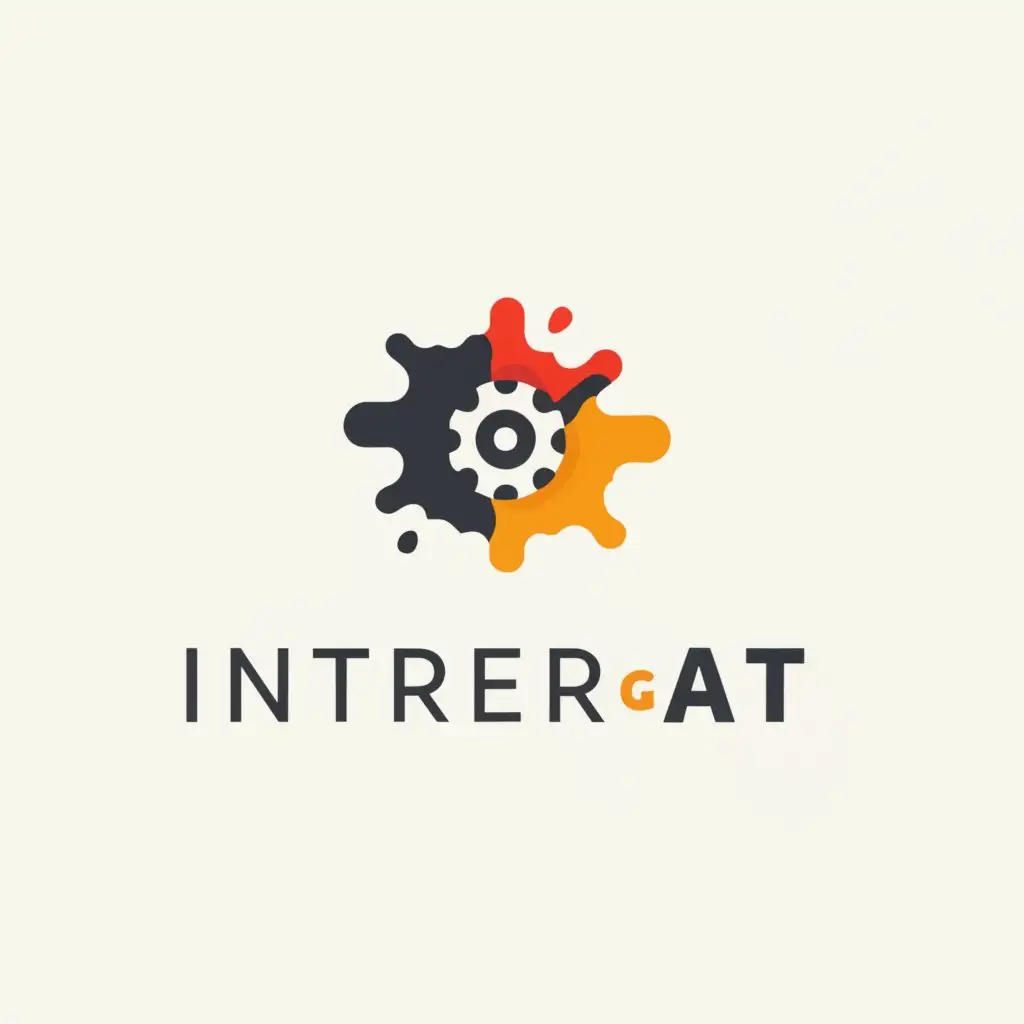 a logo design,with the text "Intergat SRL", main symbol:painting, refurbish, reconditioning, technology, art,Moderate,clear background