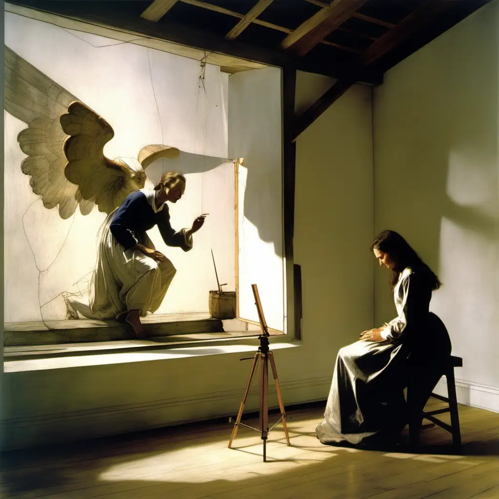 Andrew Wyeths Artistic Interpretation of The Annunciation