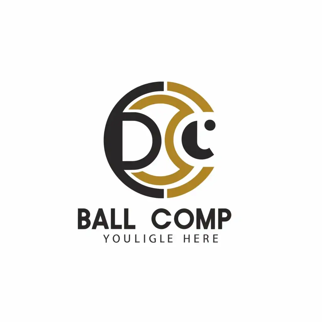 a logo design,with the text "ball comp", main symbol:BC,Moderate,be used in Technology industry,clear background