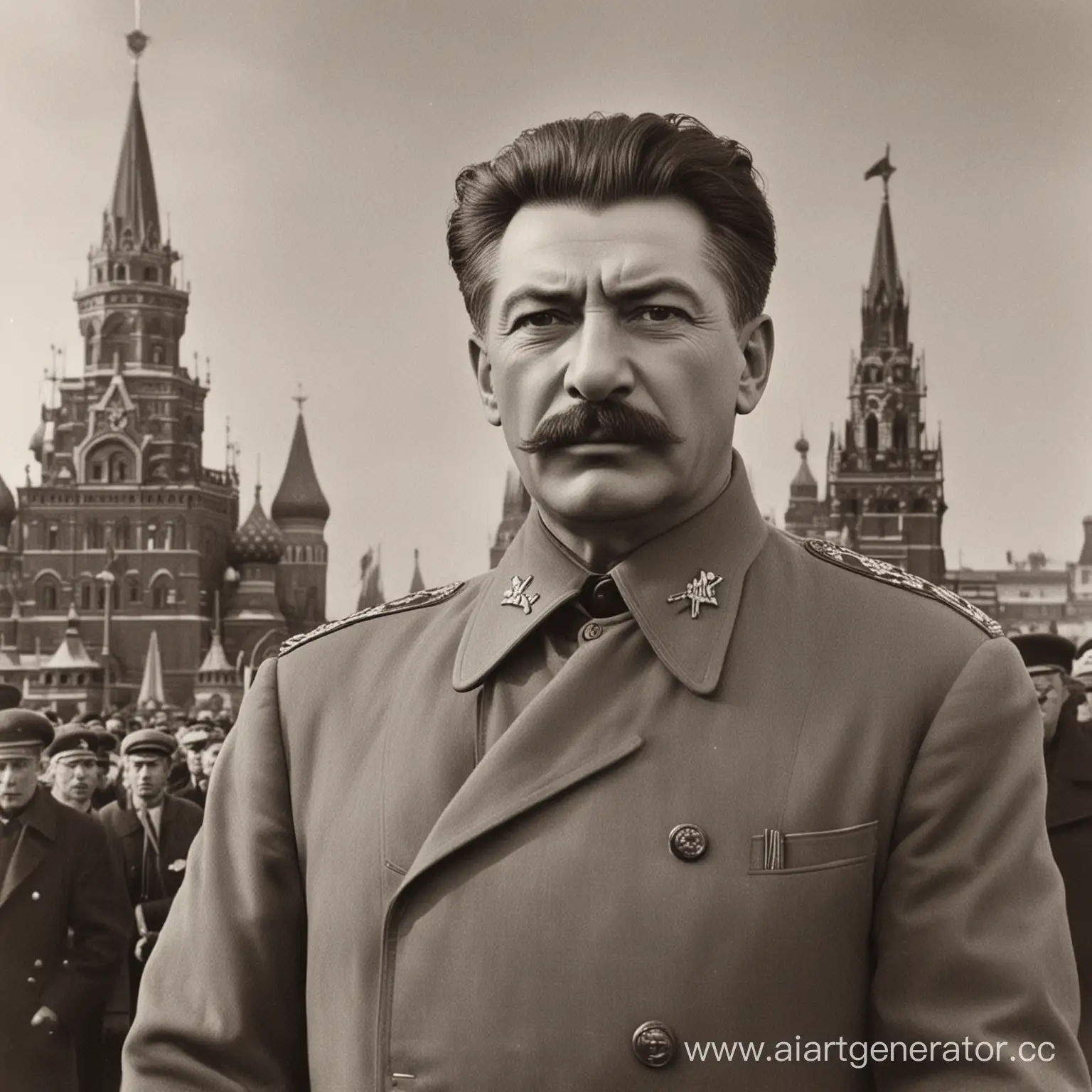 Stalin on red Square