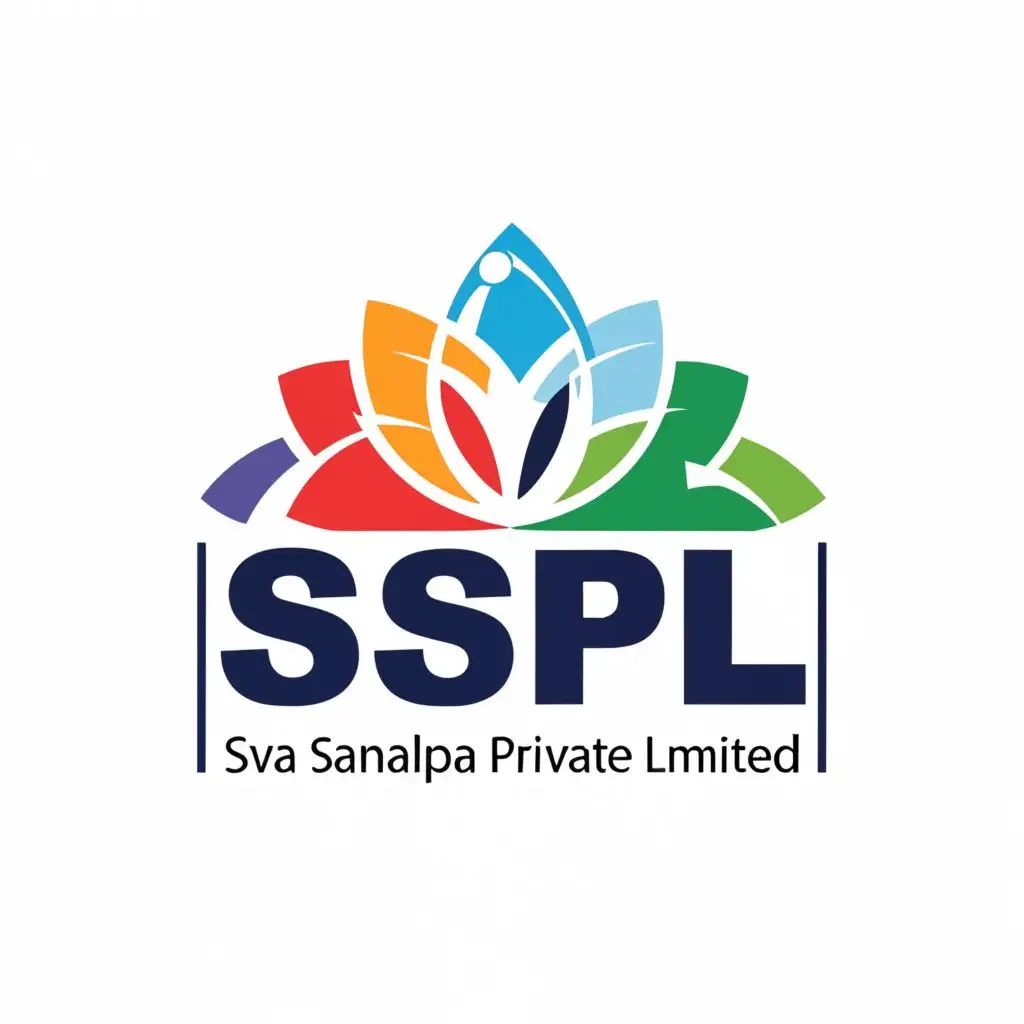 logo, Mission: The main mission of SSPL is centered around education and skill development aimed at benefiting the youth and society as a whole., with the text "Sva Sankalpa Private Limited(SSPL)", typography, be used in Education industry