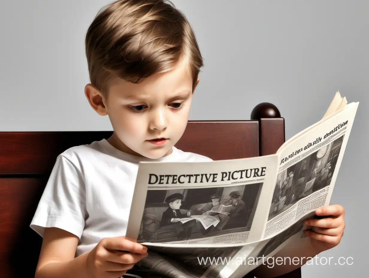 Ребенок читает детектив картинка в максимальном качестве