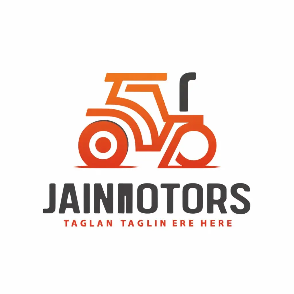 LOGO-Design-For-Jain-Motors-Minimalistic-Tractor-and-Farm-Theme-for-Automotive-Industry