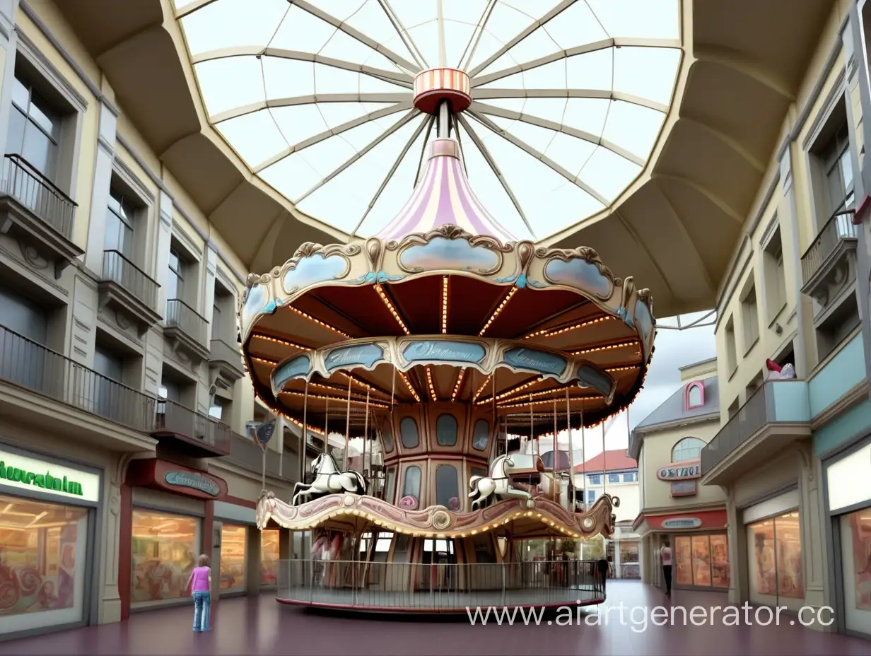 Historic-Shopping-Center-with-Carousel-Centerpiece