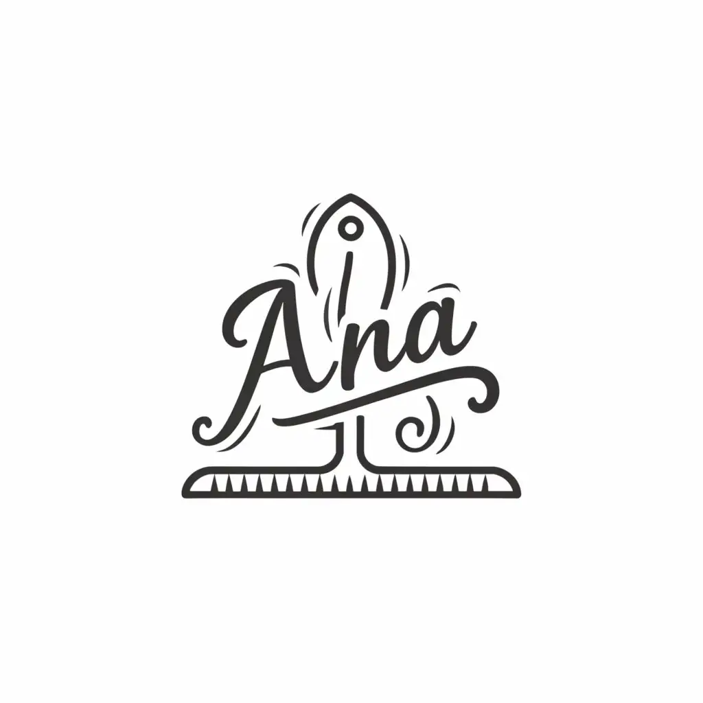 a logo design,with the text "Ana Araújo", main symbol:Broom, clean,Moderate,be used in Home Family industry,clear background