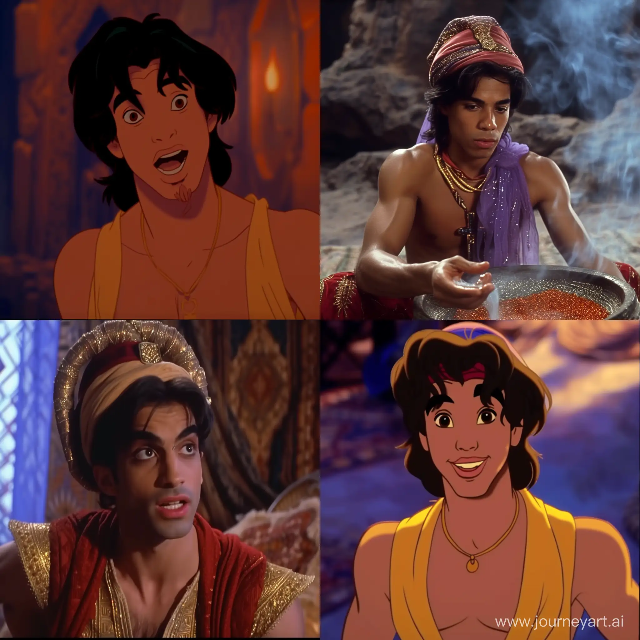 Aladdin-Holding-Excalibur-Sword-Fantasy-Adventure-Scene