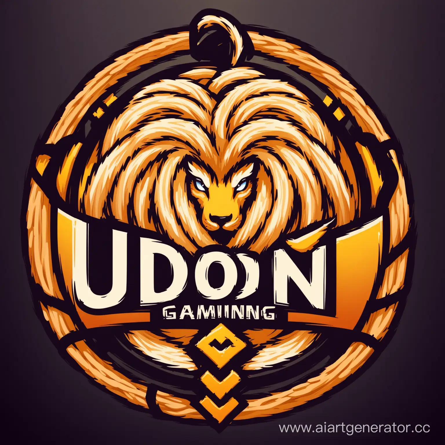 Dynamic-Udon-Gaming-Team-Logo-Design