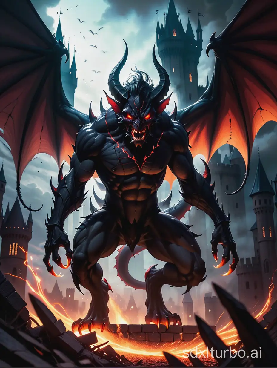 Menacing-Winged-Demon-in-a-Fiery-Abyss