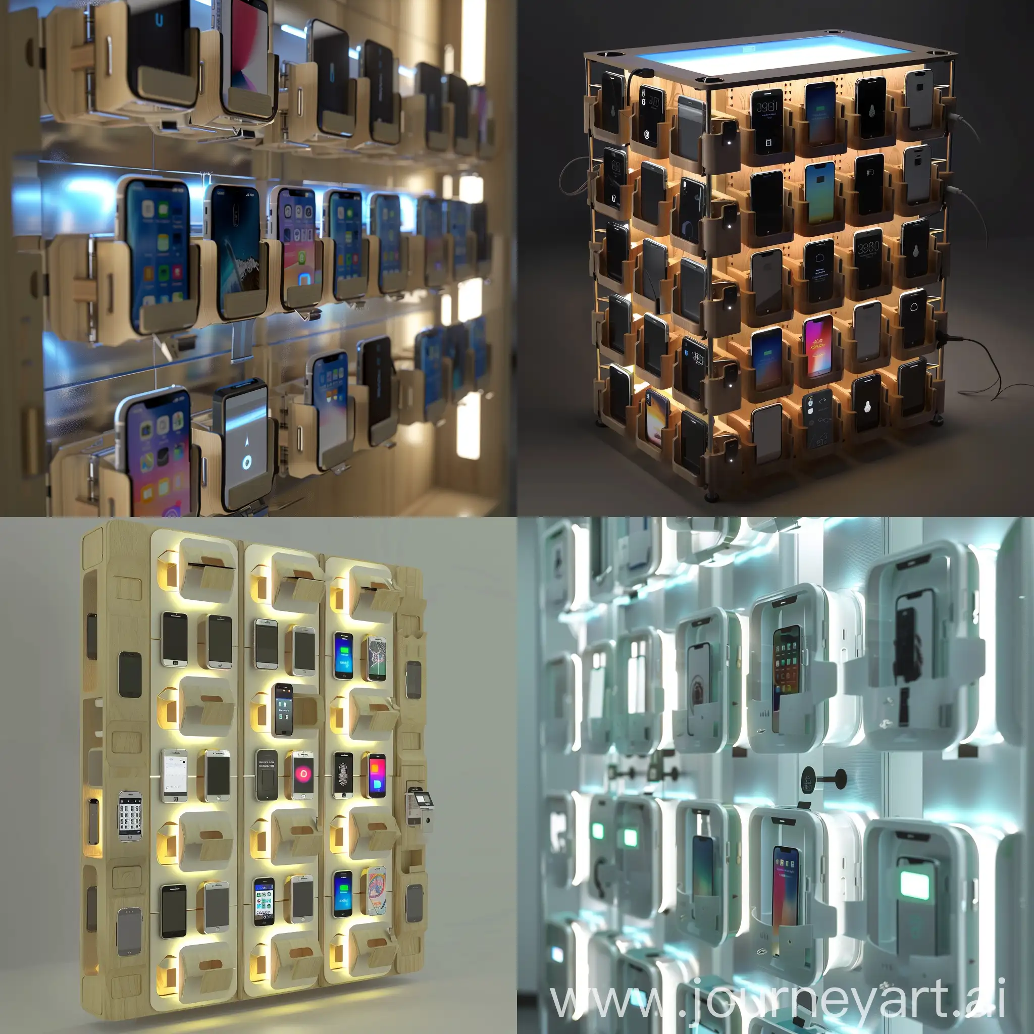 Innovative-Modular-Phone-Storage-System-for-Schools-with-Backlighting-and-Charging-Function