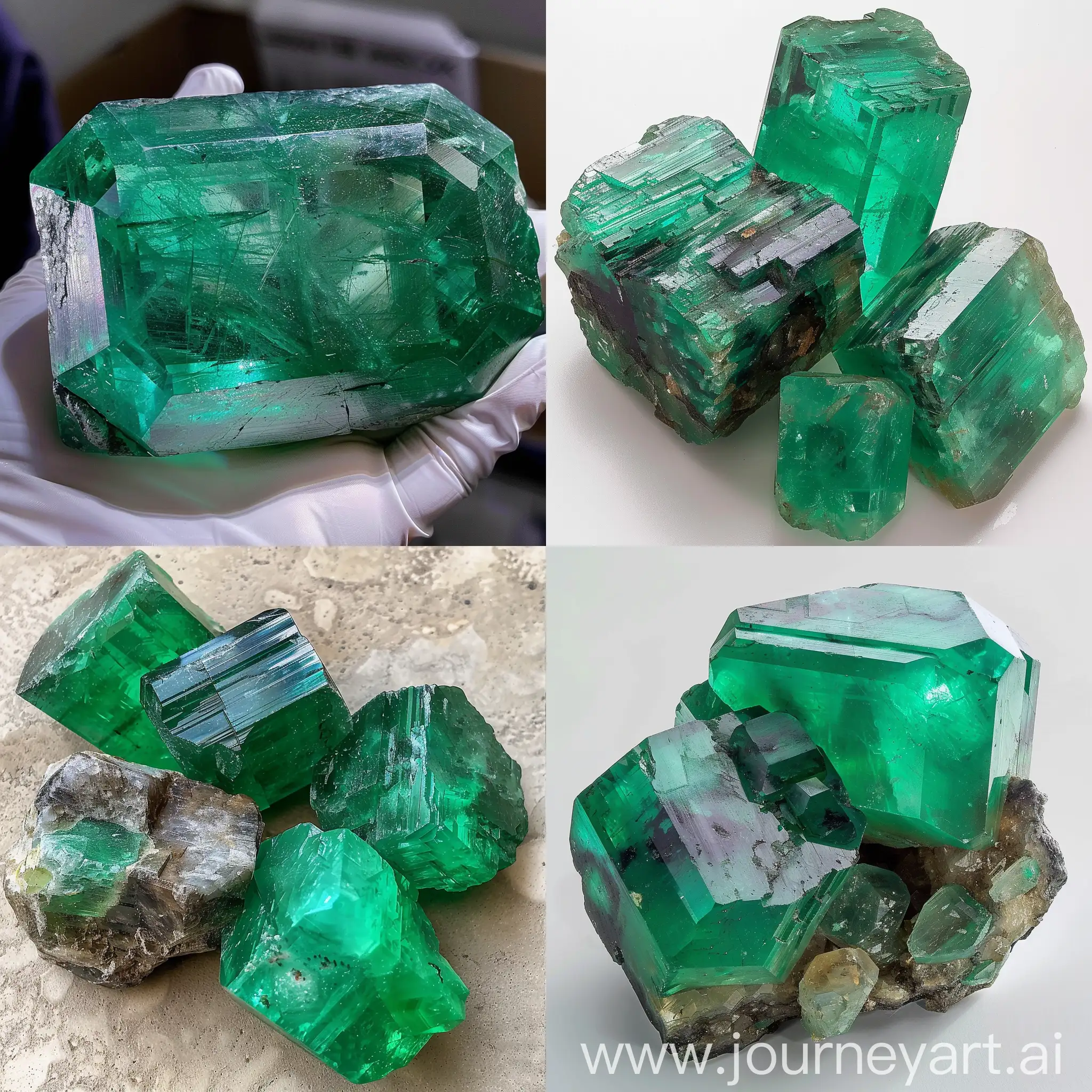 large emerald stones