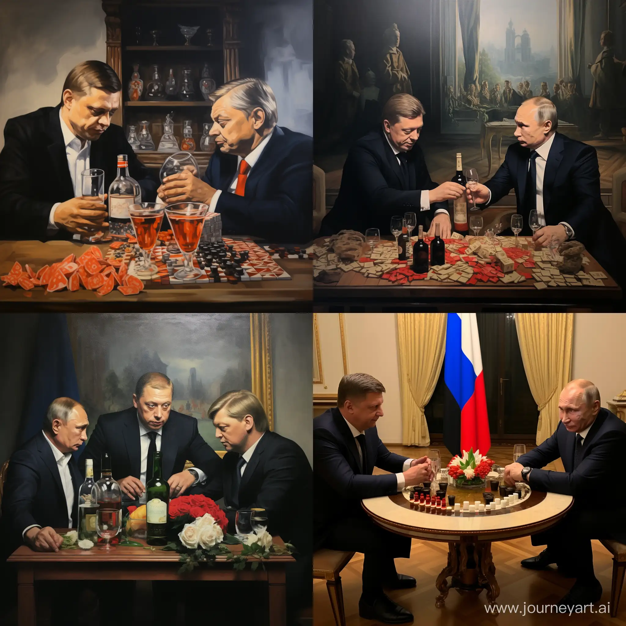 Political-Poker-Night-with-Fico-Orban-and-Putin
