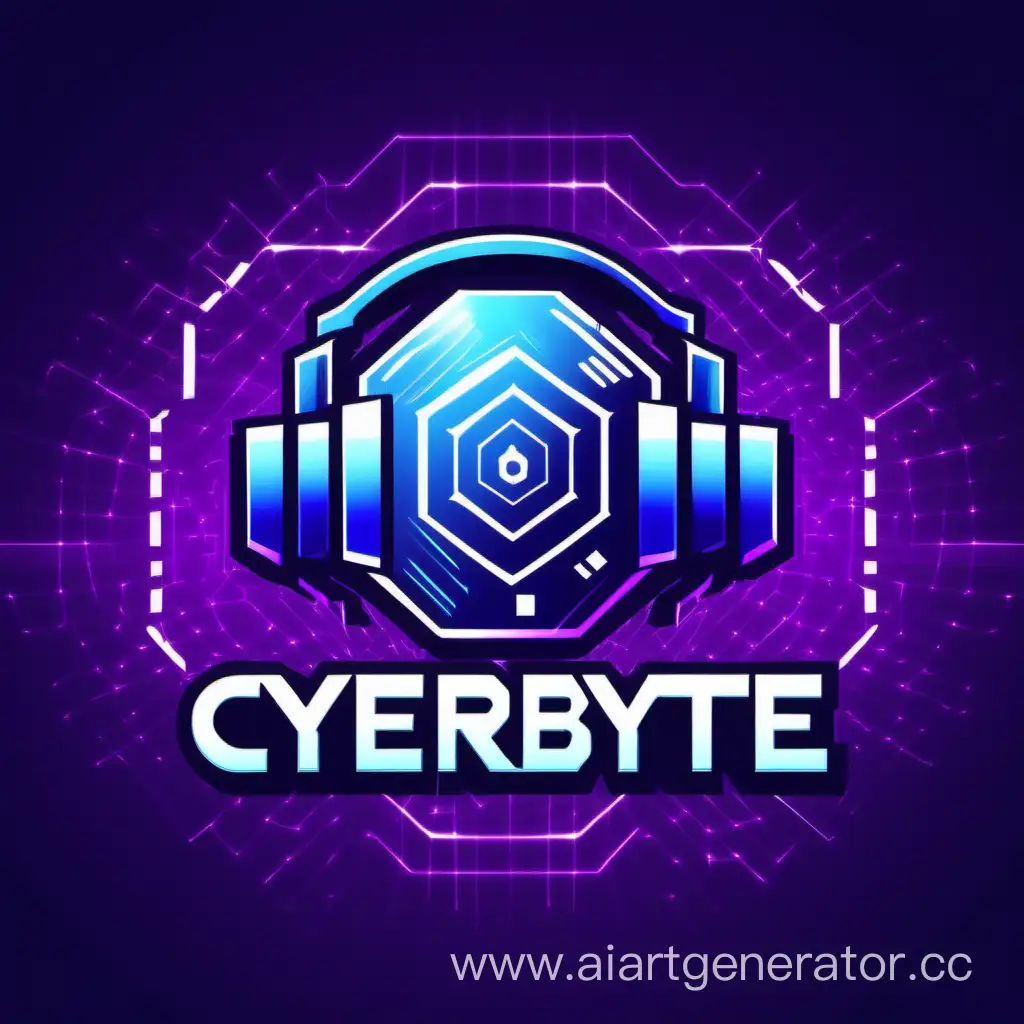 Лого "CyberByte" представляет собой изображение стилизованного байт-кода компьютерной программы, выполненного в цифровом стиле. Цветовая гамма включает в себя оттенки синего и фиолетового, что ассоциируется с цифровой тематикой и технологическими инновациями. Лого символизирует современный и динамичный подход к проведению игр и мероприятий в клубе "CyberByte", а также обещает захватывающий и зашумевший в мире виртуальной реальности.