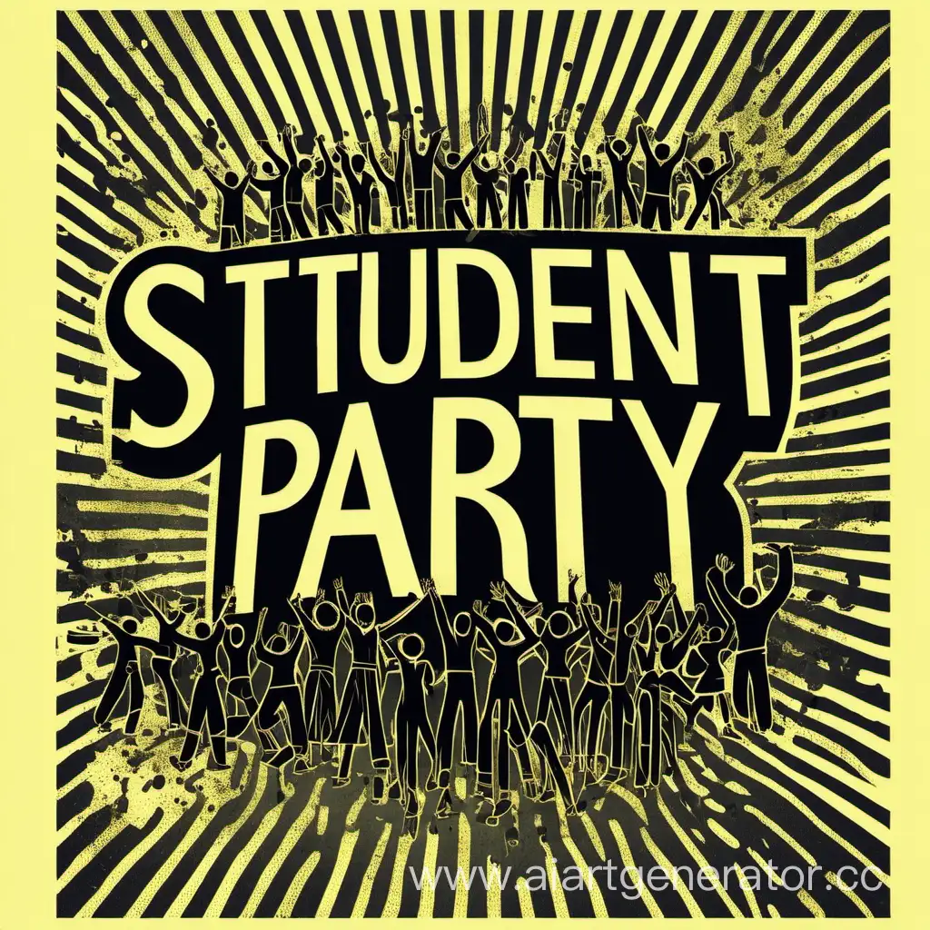 Vibrant-College-Student-Party-Poster-Design