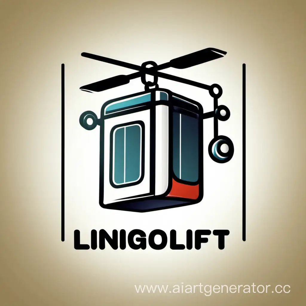 Сделай логотип с картинкой  и 
 текстом "LingoLift"