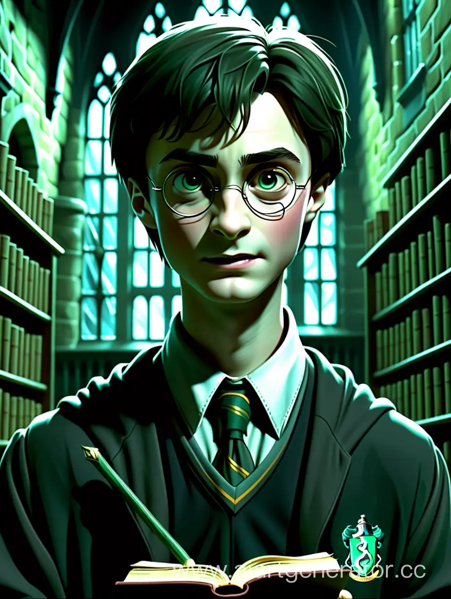 Harry-Potter-and-Tom-Riddle-at-Hogwarts-School