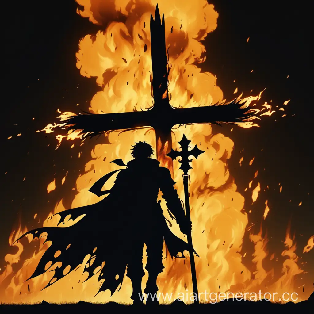 Anime-Hero-Bearing-Fiery-Cross-in-the-Night