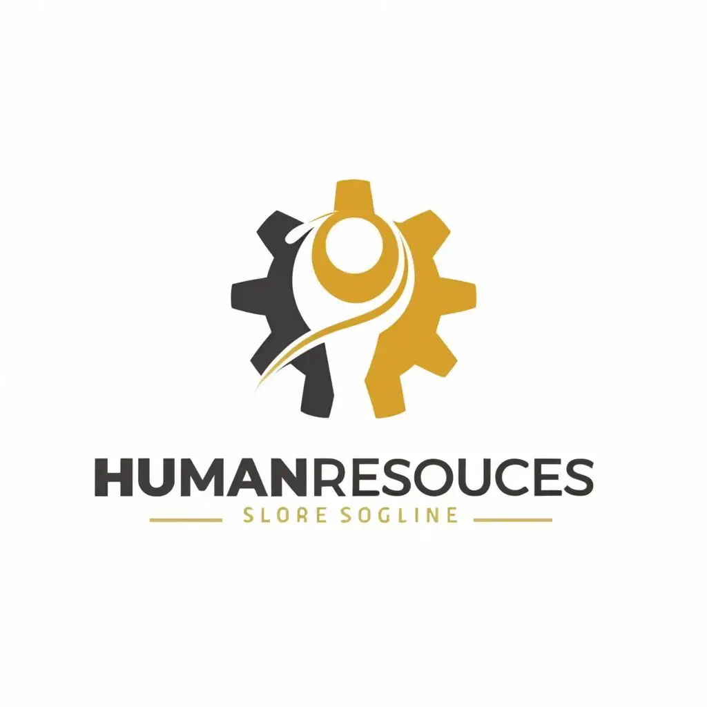 a logo design,with the text "Human resources", main symbol:work resources,Moderate,clear background