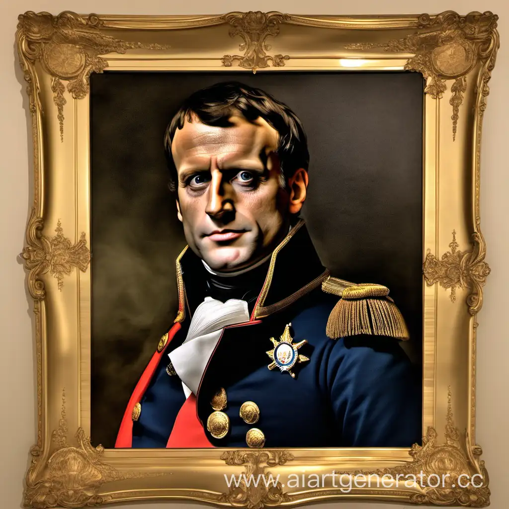  президент Франции Макрон-Наполеон