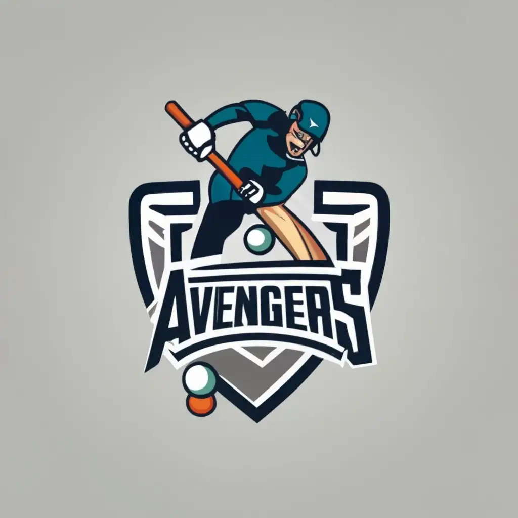logo, Cricket, with the text "AVENGERS", typography, be used in Sports Fitness industry