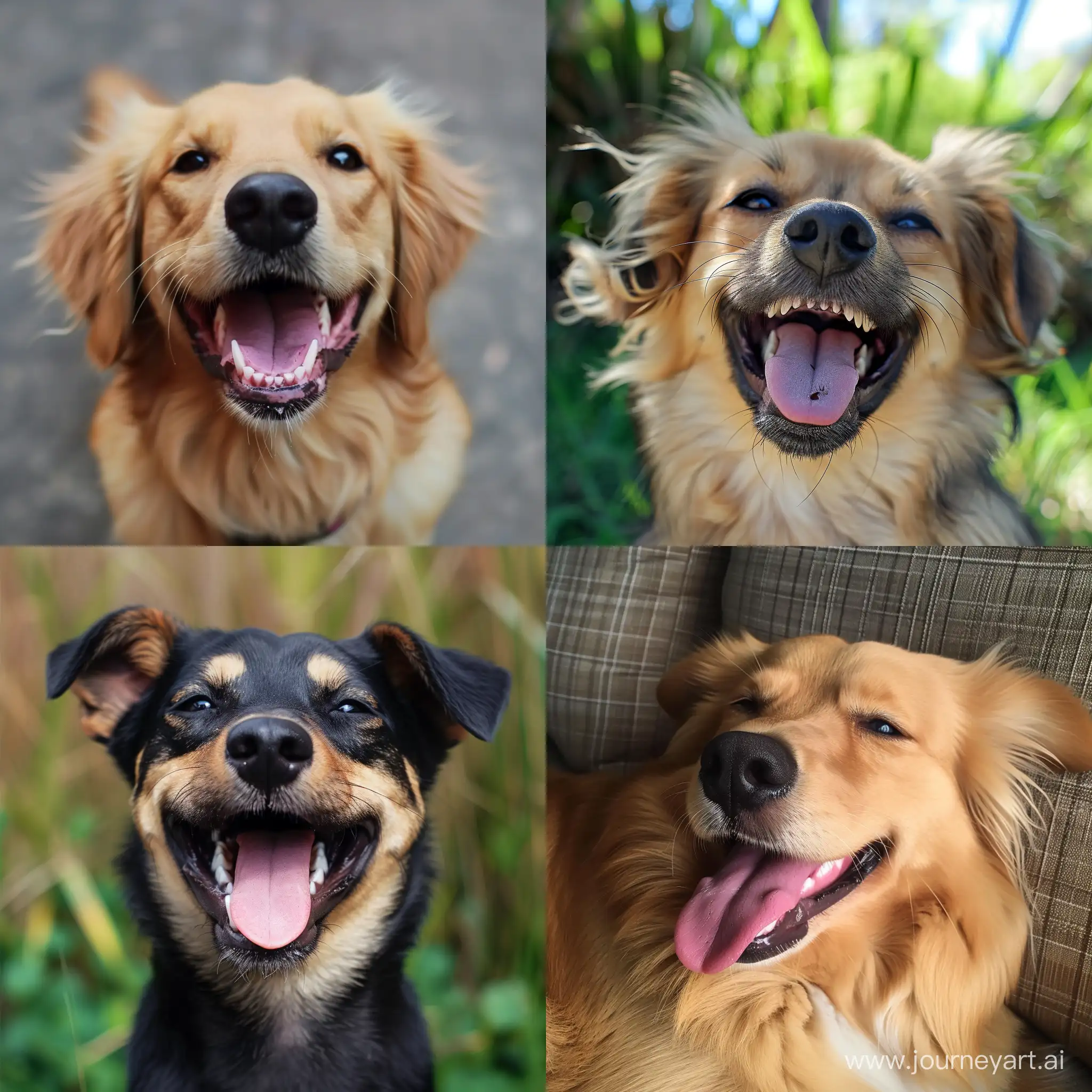 Joyful-Canine-Delight-Cheerful-Dog-Captured-in-Vibrant-Imagery