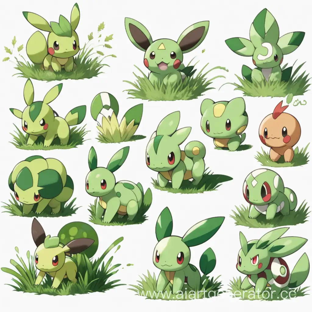 Vibrant-GrassType-Pokemon-in-Lush-Green-Habitat