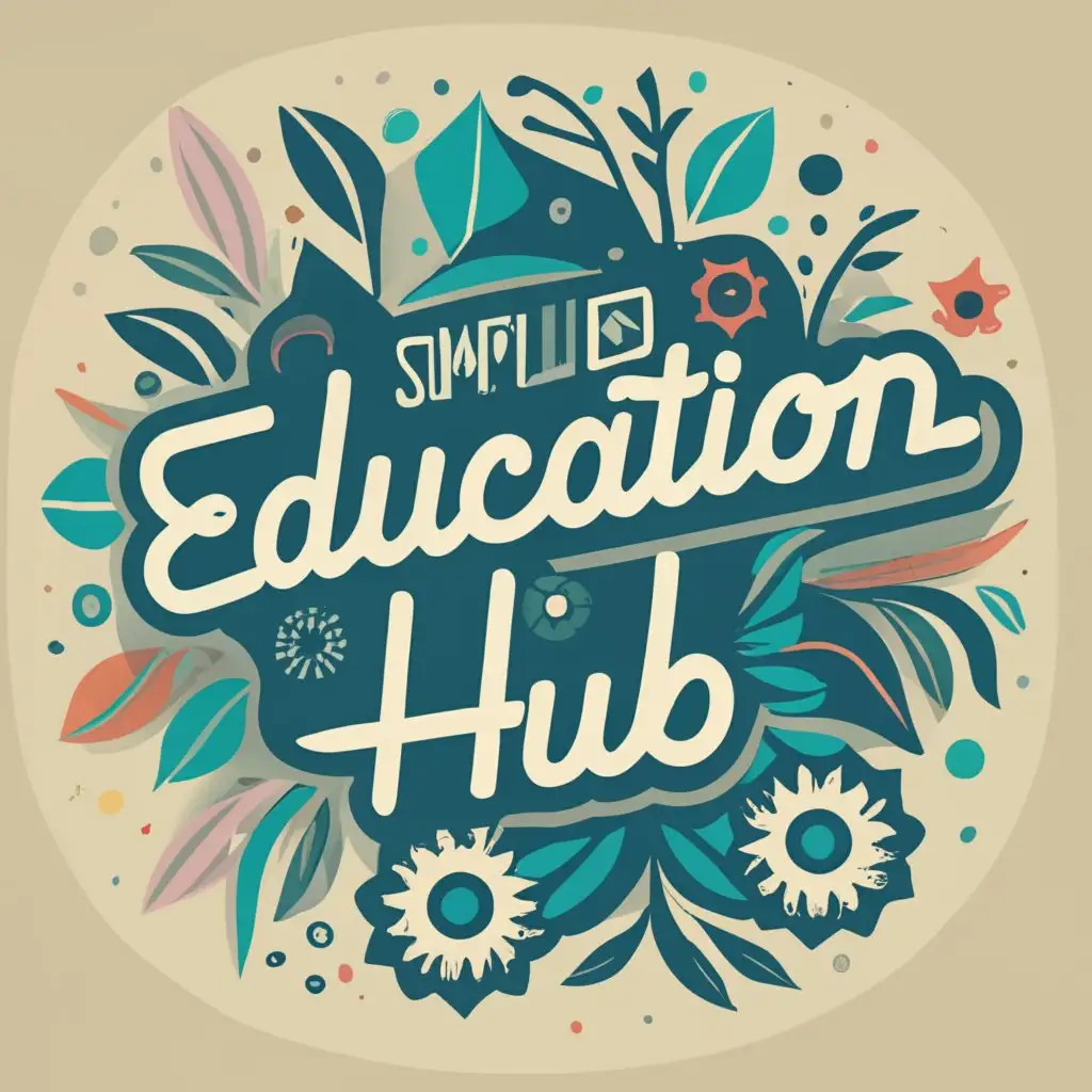 logo, 45, with the text "Simplified Education Hub", typography, be used in Education industry