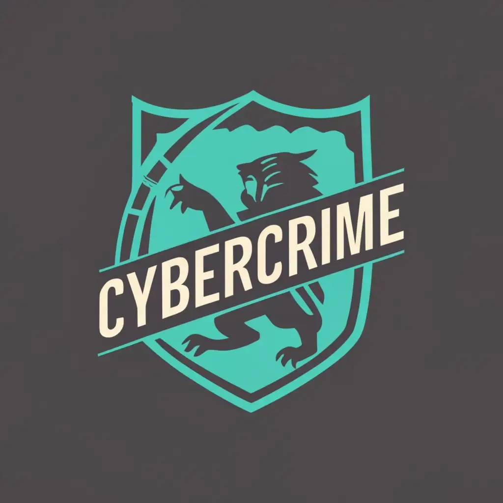 logo, cybercrime cyber crime it internet darknet cyberpunk technology investigations unit germany, with the text "cybercrime" baden württemberg, typography, be used in Internet industry