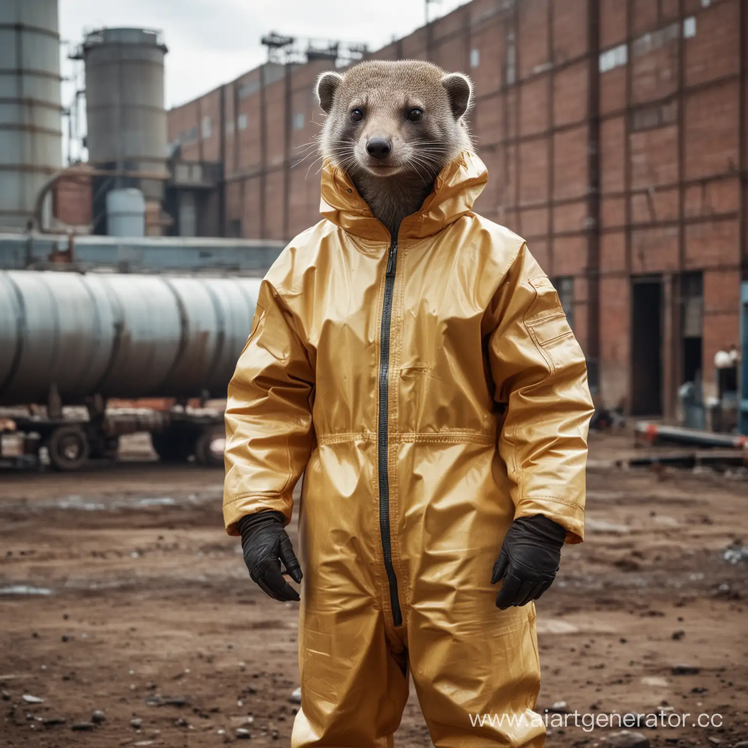 Radiation-Protected-Mongoose-in-Industrial-Setting