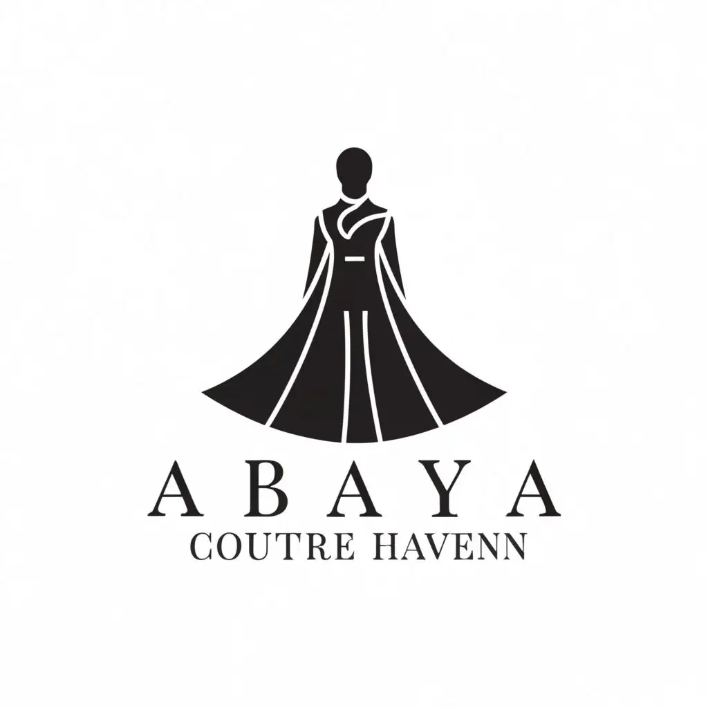 LOGO-Design-for-Abaya-Couture-Haven-Elegant-Abaya-Silhouette-with-Modern-Typography-on-Clear-Background