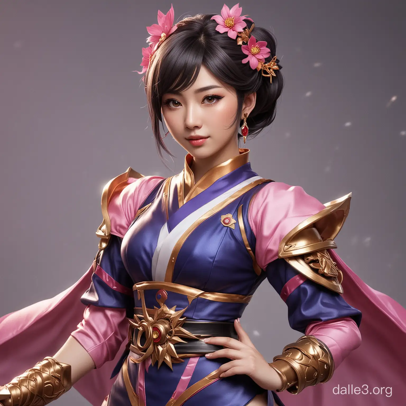 Japanese Woman Cosplaying as Eudora from Mobile Legends | Dalle3 AI