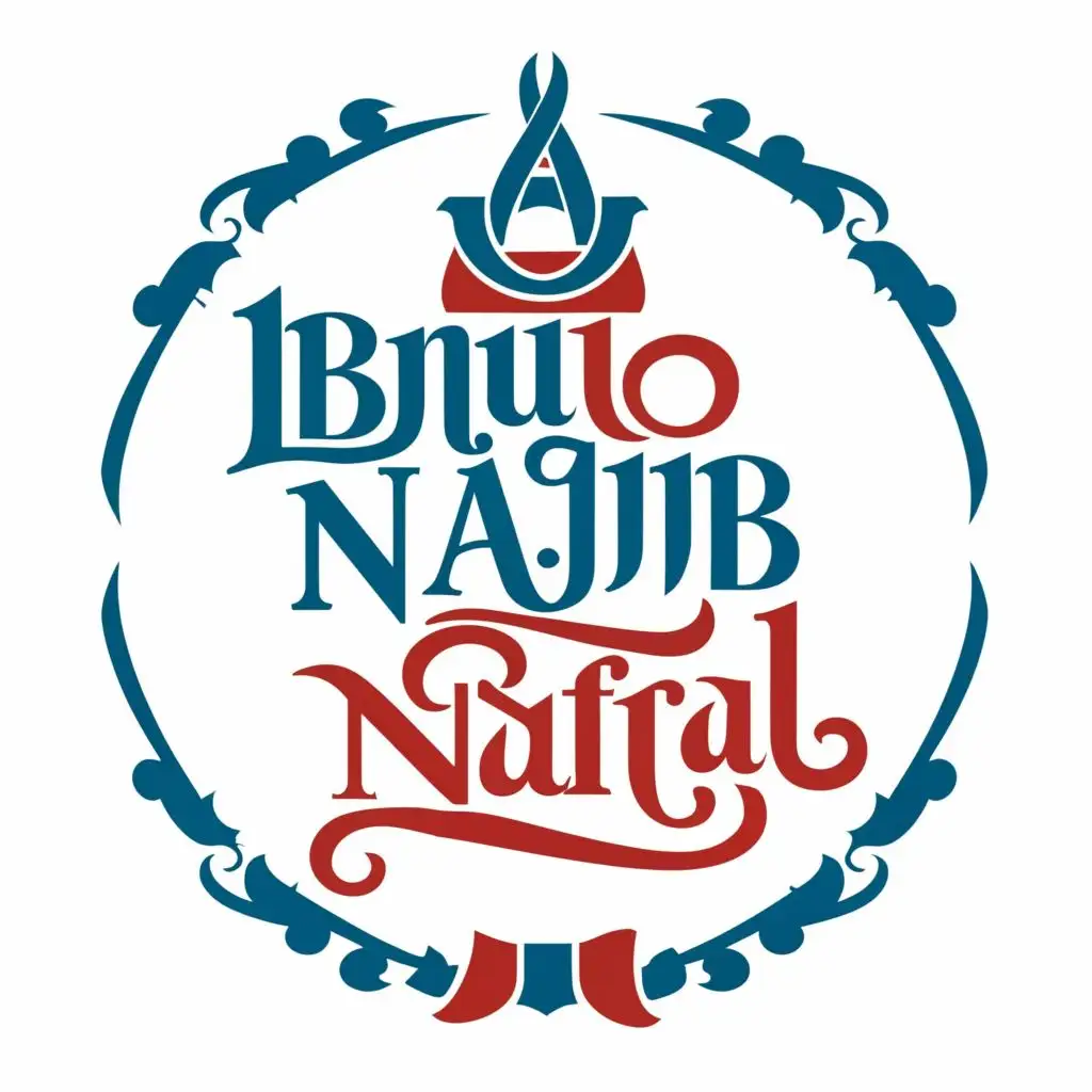 logo, Gaul, with the text "Ibnu najib Naufal", typography