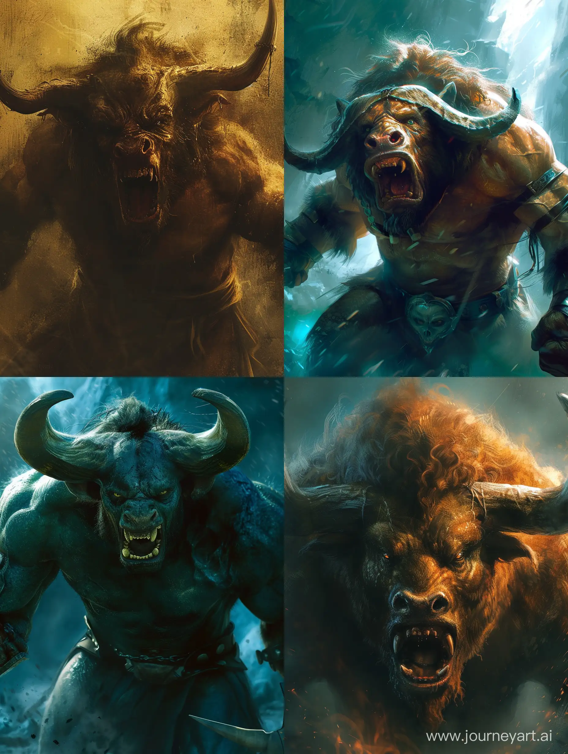 Angry-Minotaur-in-Ultra-Quality-Backlight-Cool-Color-Palette-4K-Art