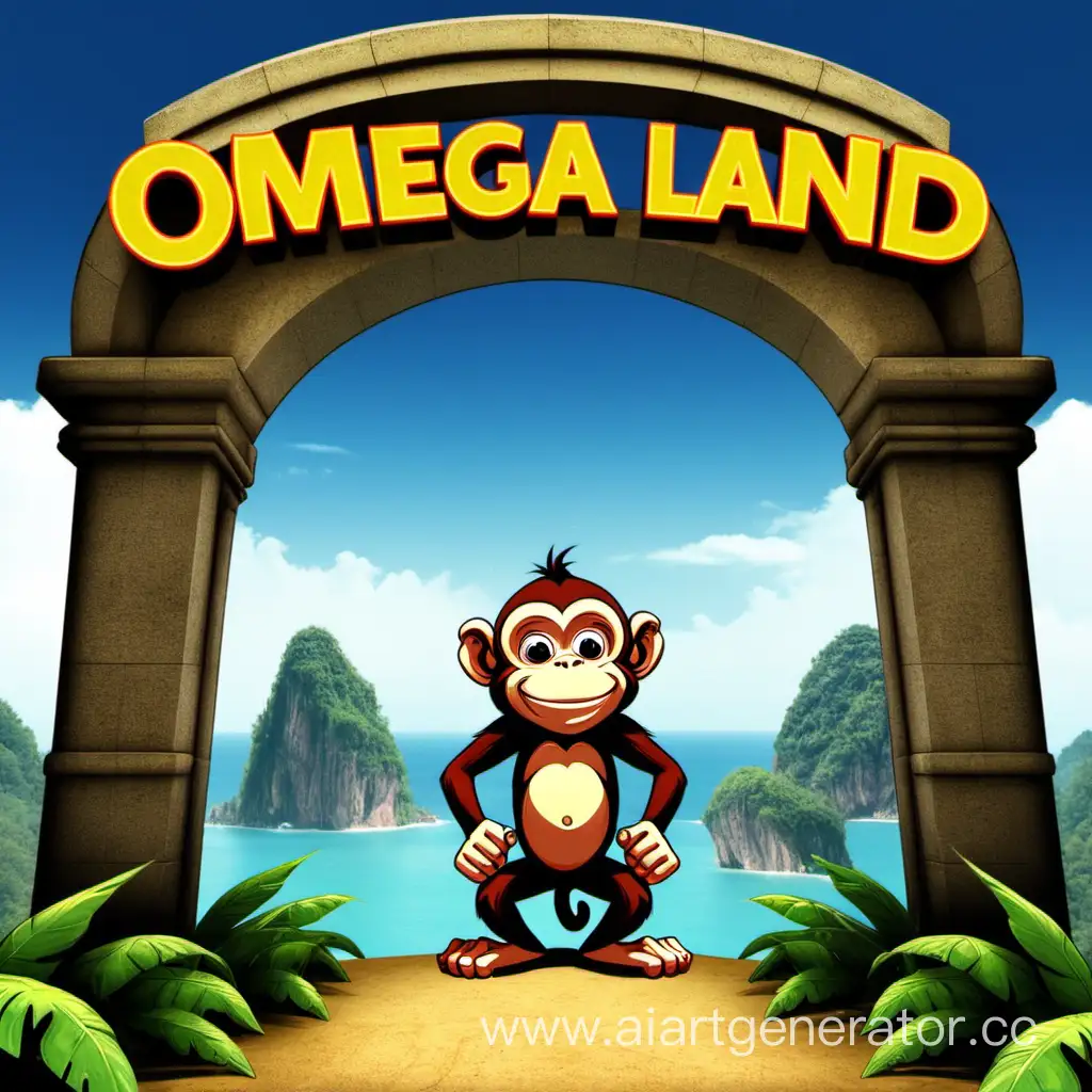 Monkey-Under-Arch-in-Omega-Land