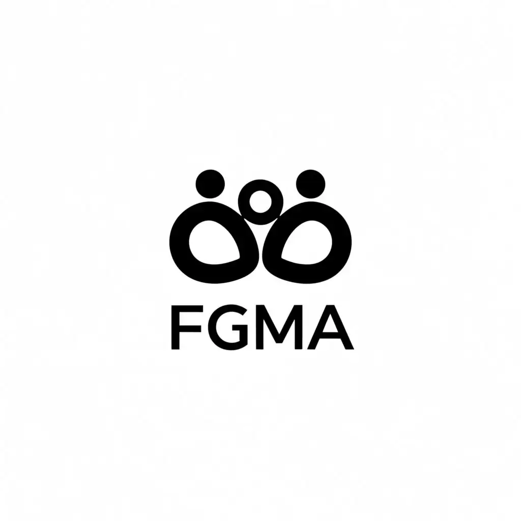 a logo design,with the text "FIGMA", main symbol:BLACK AND WHITE FIGMA LOGO,Moderate,be used in Education industry,clear background